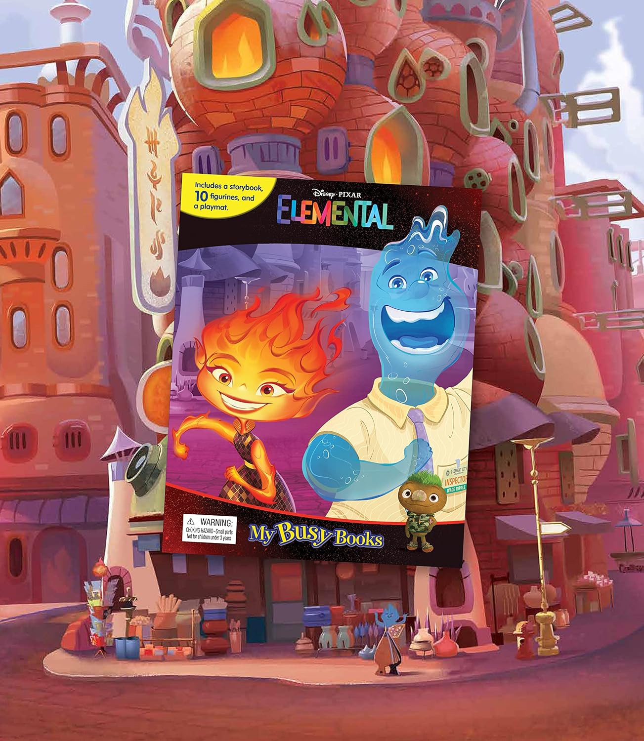 Disney / Pixar Elemental My Busy Books 디즈니 픽사 엘리멘탈 비지북 피규어 책 - 예스24