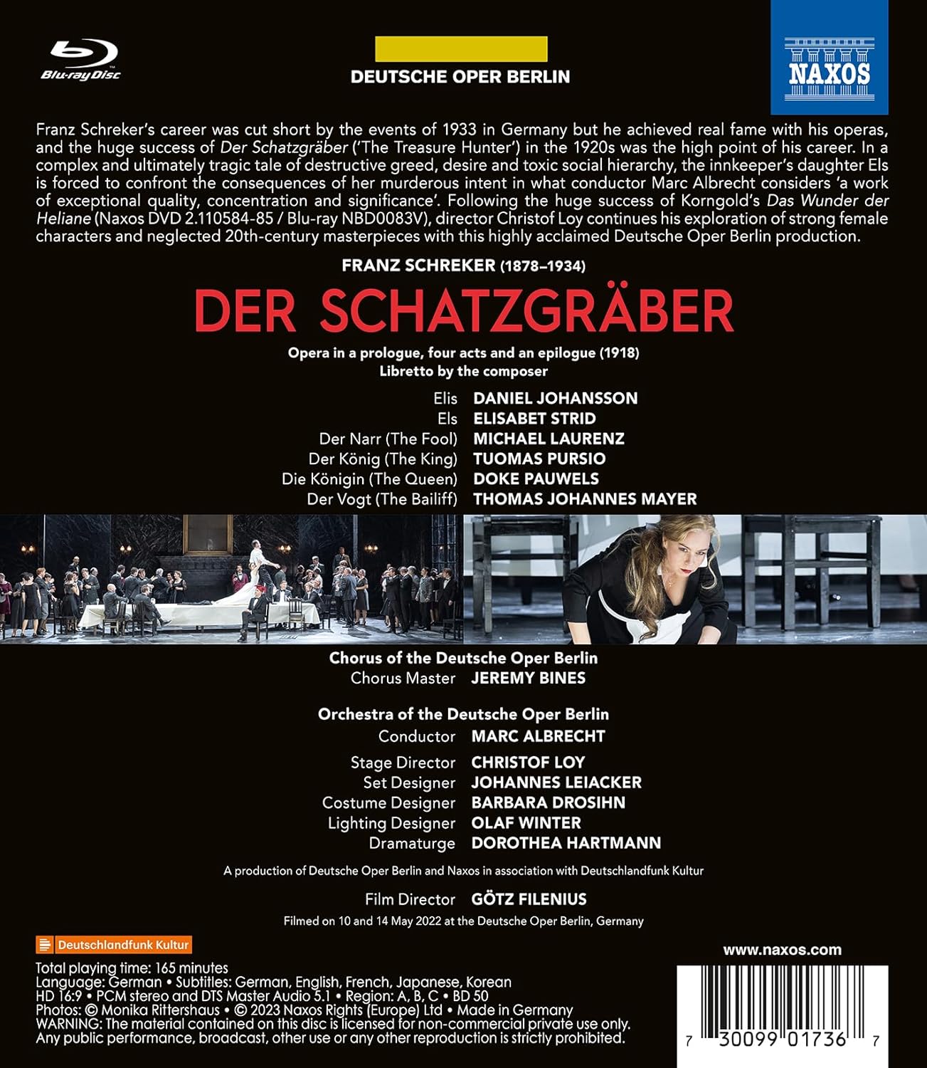 Marc Albrecht 프란츠 슈레커: 오페라 '보물발굴자' (Schreker: Der Schatzgraber)
