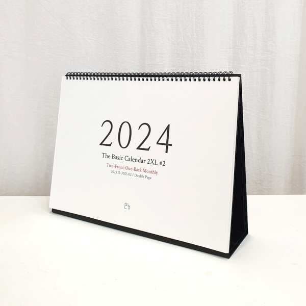 2024 캘린더 더베이직  2XL(초대형엑스라지) 2종