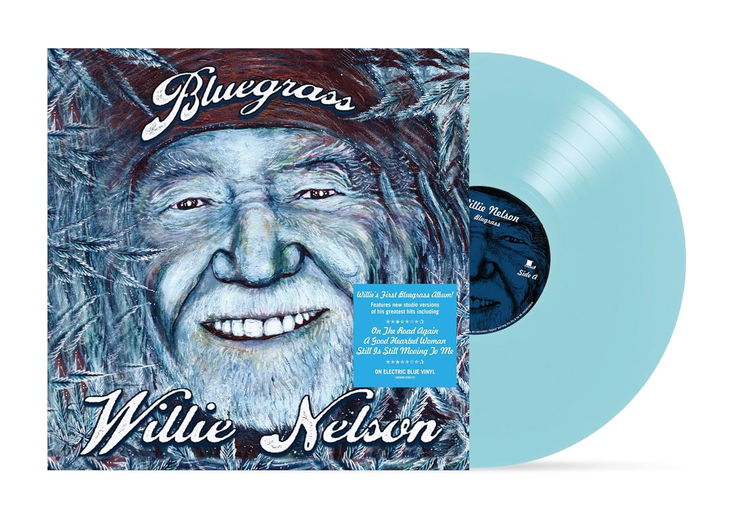Willie Nelson (윌리 넬슨) - Bluegrass [일렉트릭 블루 컬러 LP]