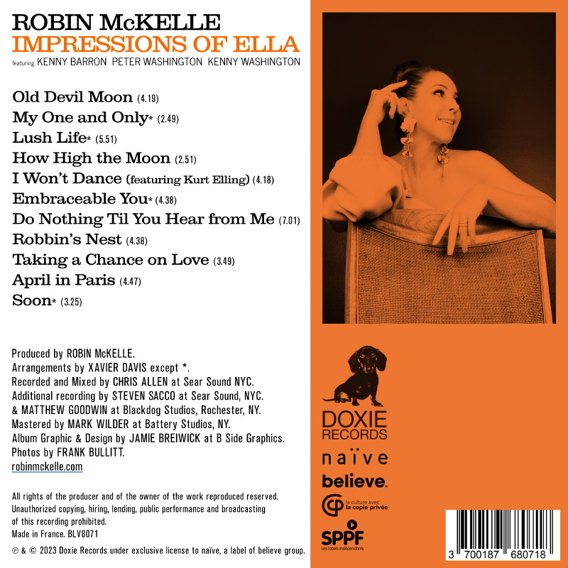 Robin Mckelle (로빈 맥켈) - Impressions Of Ella (Feat. Kenny Barron, Kurt Elling)