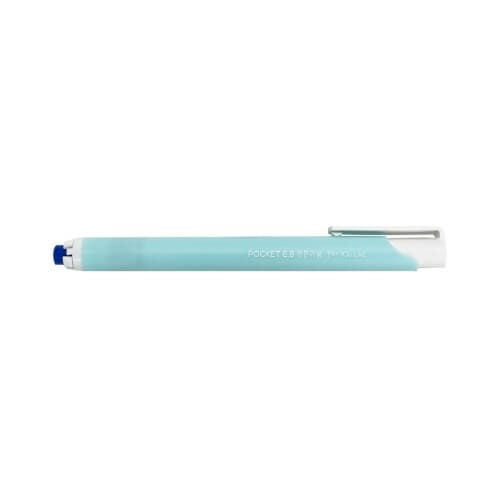 유미상사 6.8 포켓컬러 색연필 적색 파랑색 낱개
