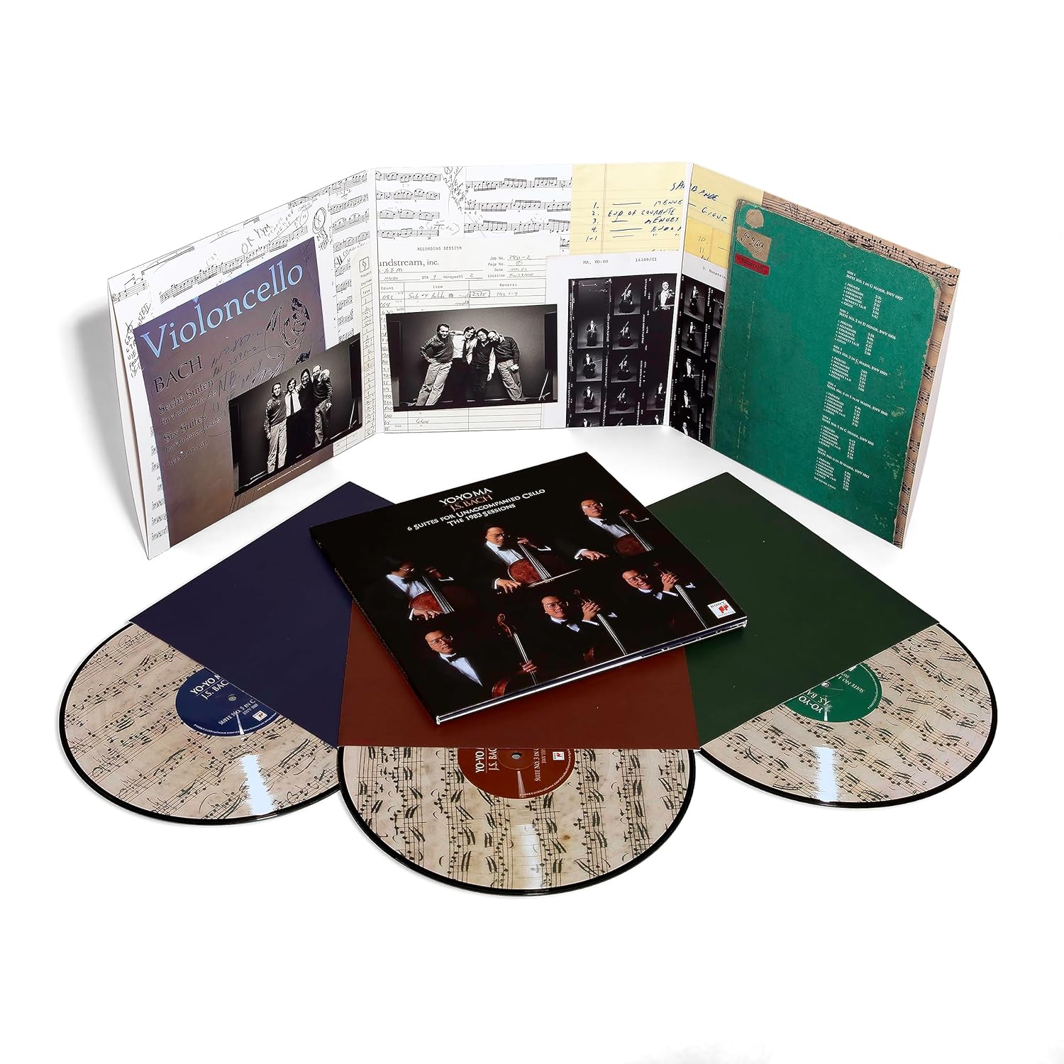 Yo-Yo Ma 바흐: 무반주 첼로 모음곡 전곡 (Bach: Cello Suites BWV 1007-1012) [픽쳐디스크 3LP]