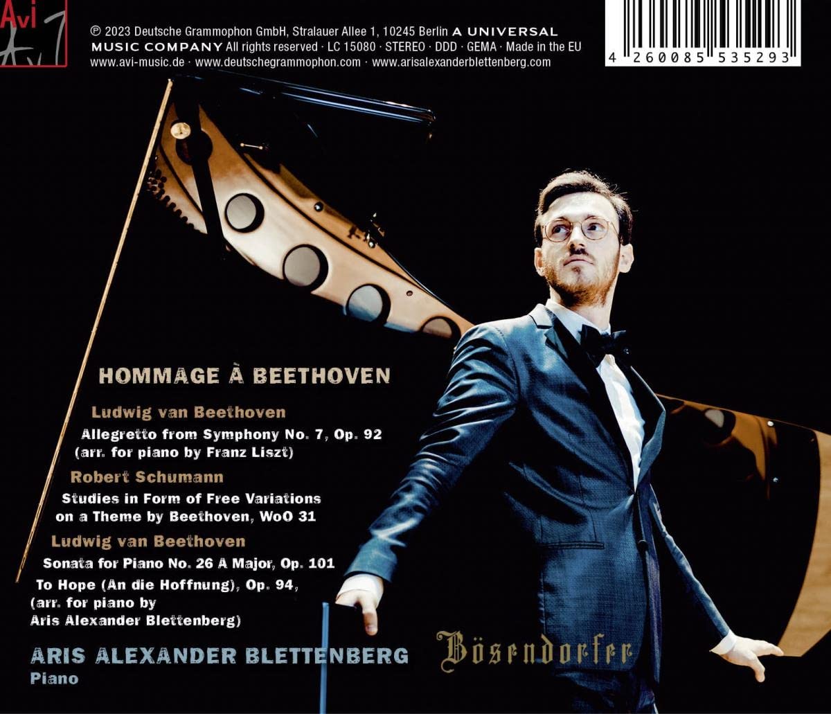 Aris Alexander Blettenberg 아리스 알렉산더 블레텐버그 피아노 연주집 (Hommage A Beethoven)