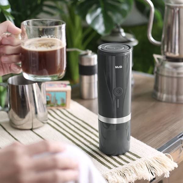 [올리비아바바] Must 휴대용 원두 캡슐 에스프레소 2in1 자동 커피 머신기