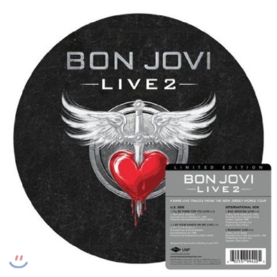 Bon Jovi (본 조비) - Live 2 [픽쳐 디스크 LP]