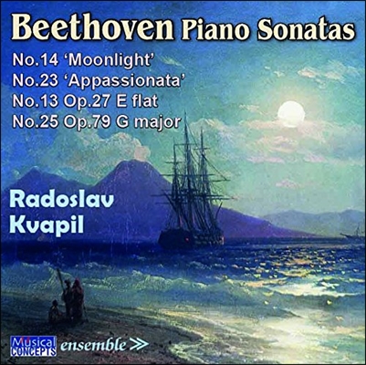 Radoslav Kvapil 베토벤: 피아노 소나타 `월광` `열정` (Beethoven: Piano Sonatas Nos. 13, 14, 23 & 25) 