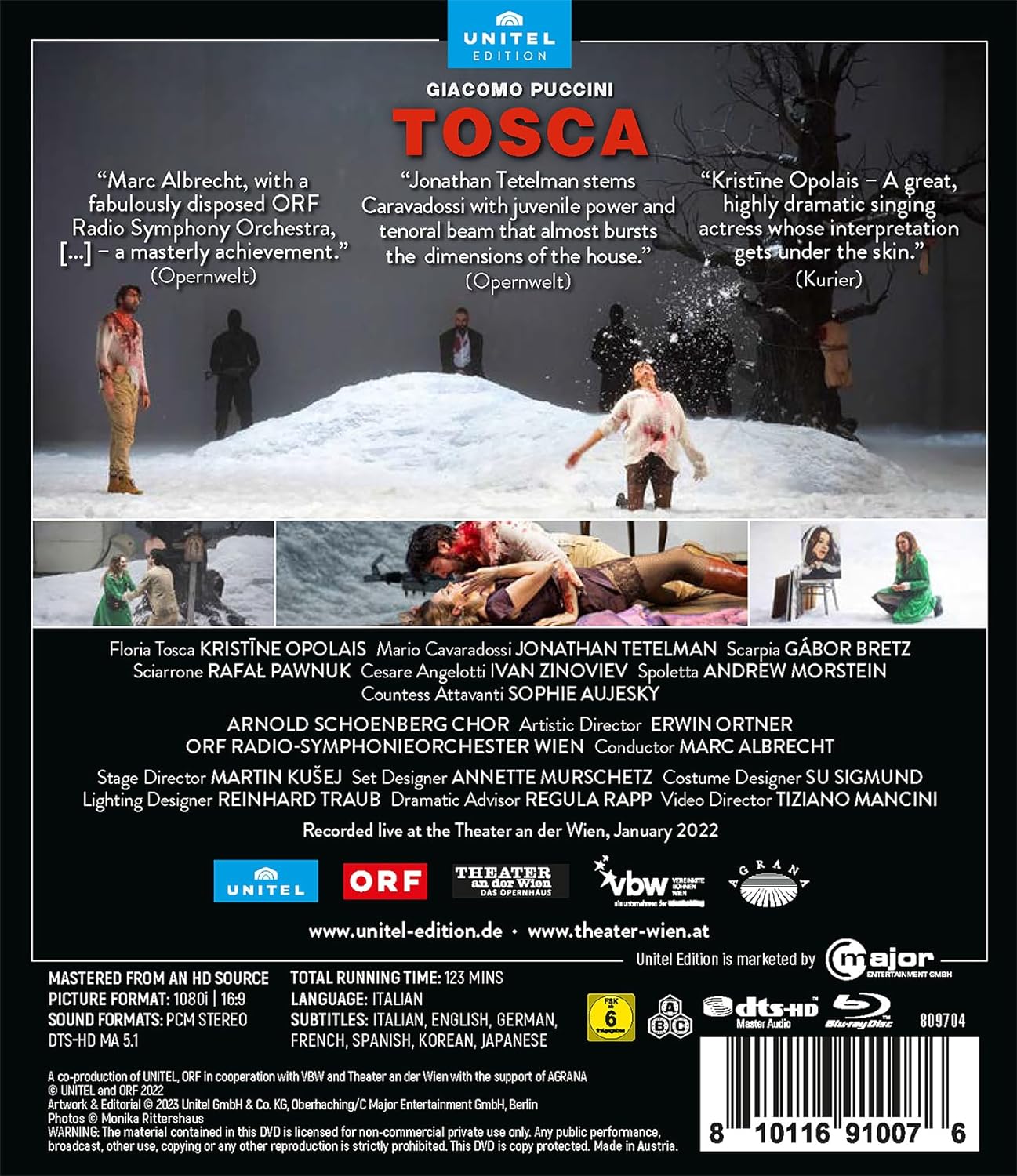 Marc Albrecht 푸치니: 오페라 '토스카' (Puccini: Tosca) 
