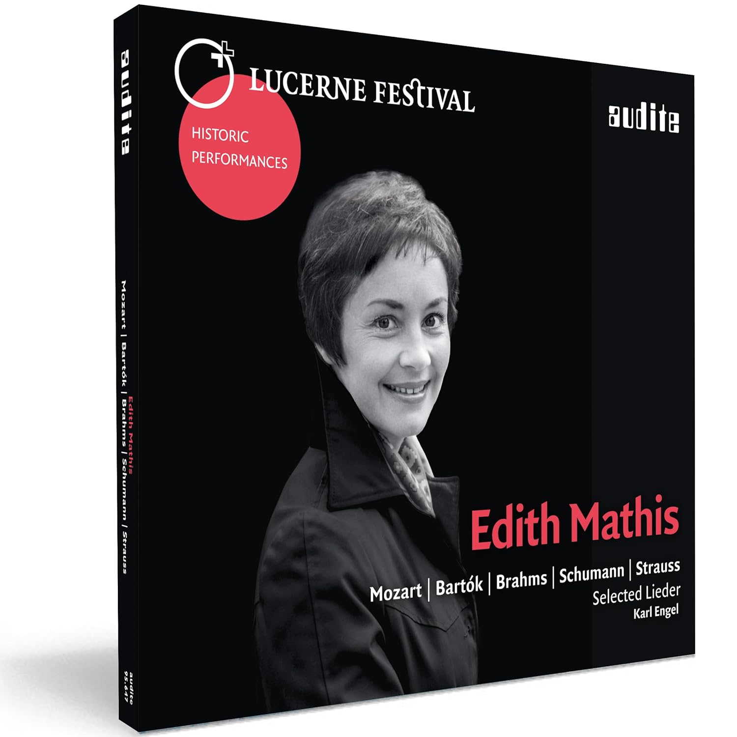 Edith Mathis / Karl Engel 1975년 루체른 독창회 실황 - 모차르트, 브람스, 슈만, 슈트라우스, 볼프, 버르토크 (Lieder Recital)