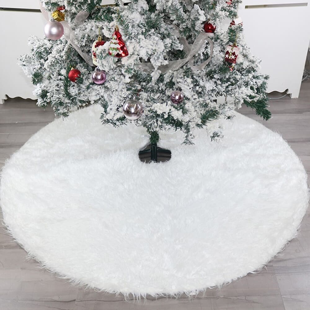 화이트 트리 스커트 100cm 크리스마스꾸미기 트리덮개