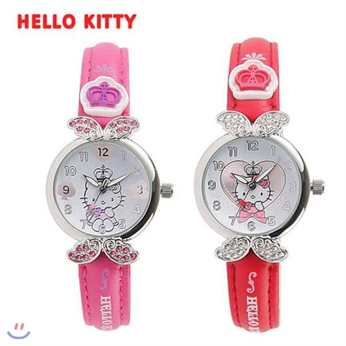 헬로키티 Hello Kitty 가죽시계 4종 택1 HK031