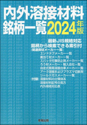 ’24 內外溶接材料銘柄一覽