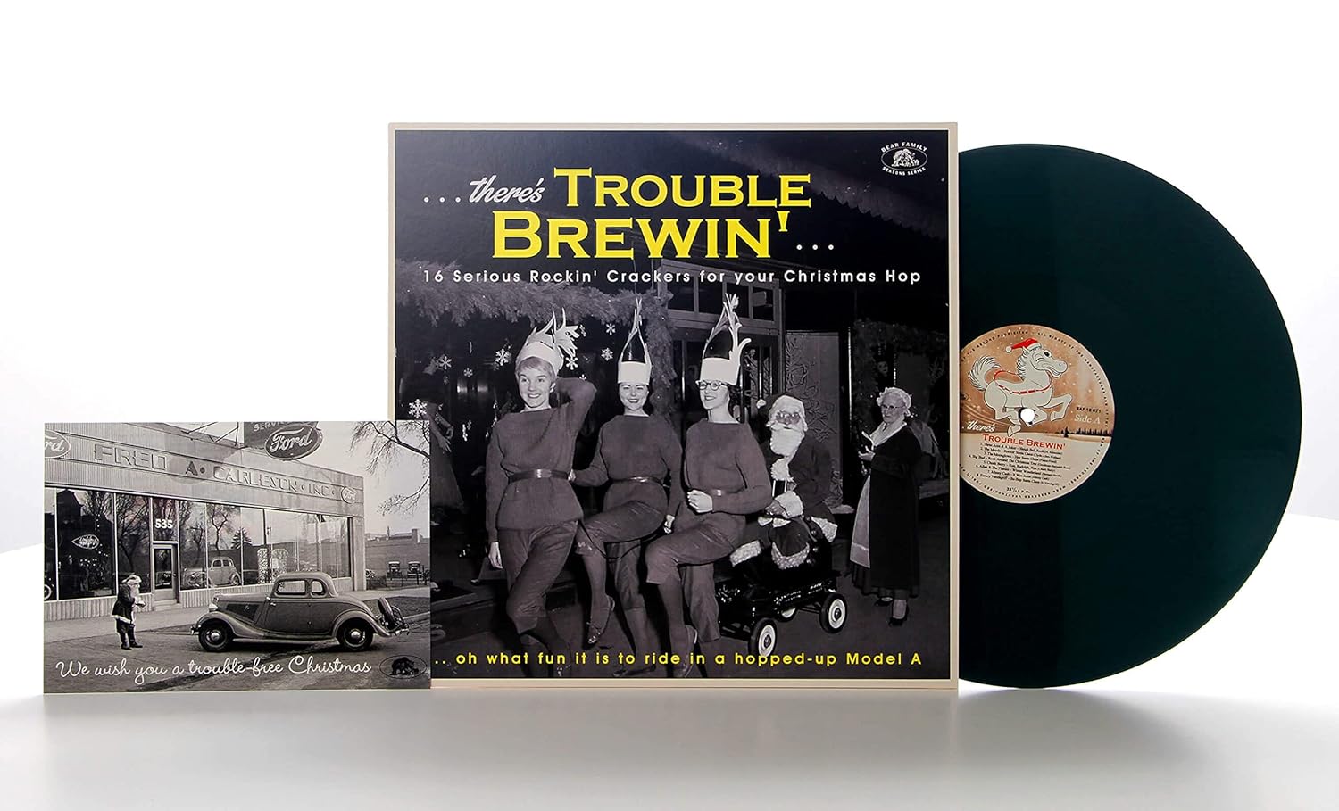 Christmas ...There's Trouble Brewin' - 16 Serious Rockin' Crackers for your Christmas Hop [컬러 LP]