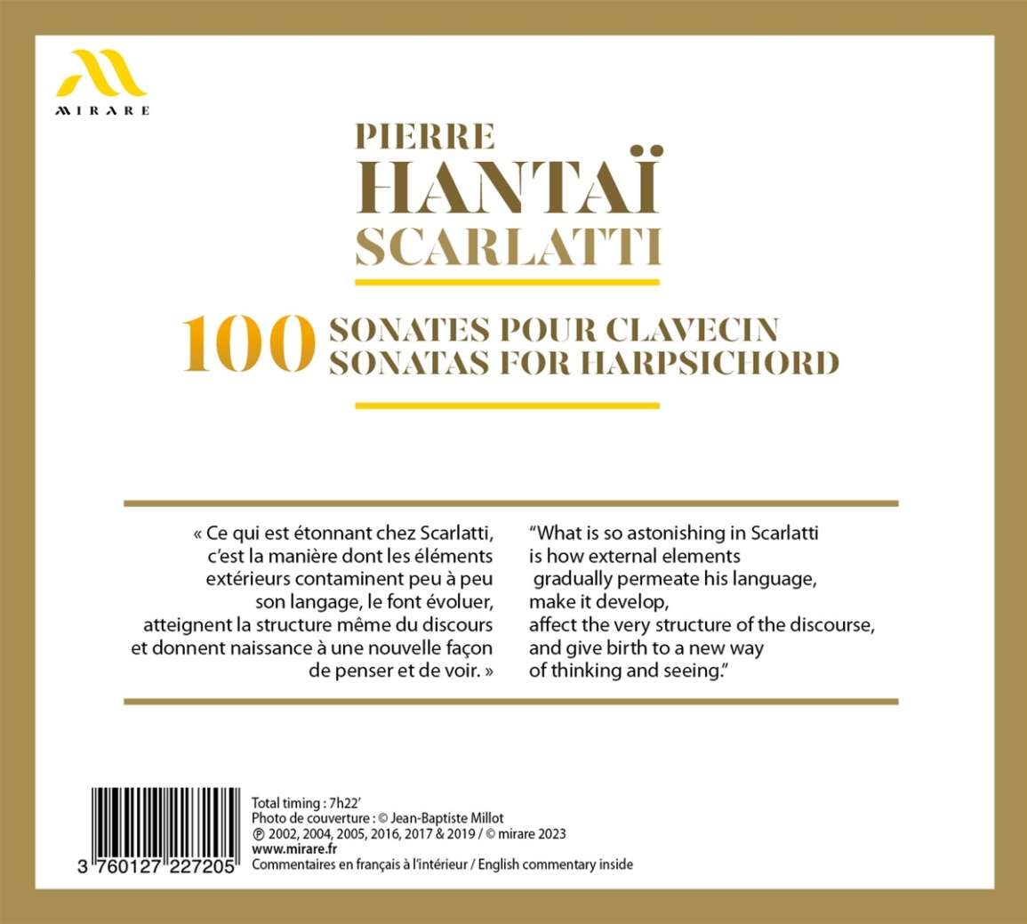 Pierre Hantai D. 스카를라티: 100개의 쳄발로를 위한 소나타 (D. Scarlatti: 100 Sonates Pour Clavecin)