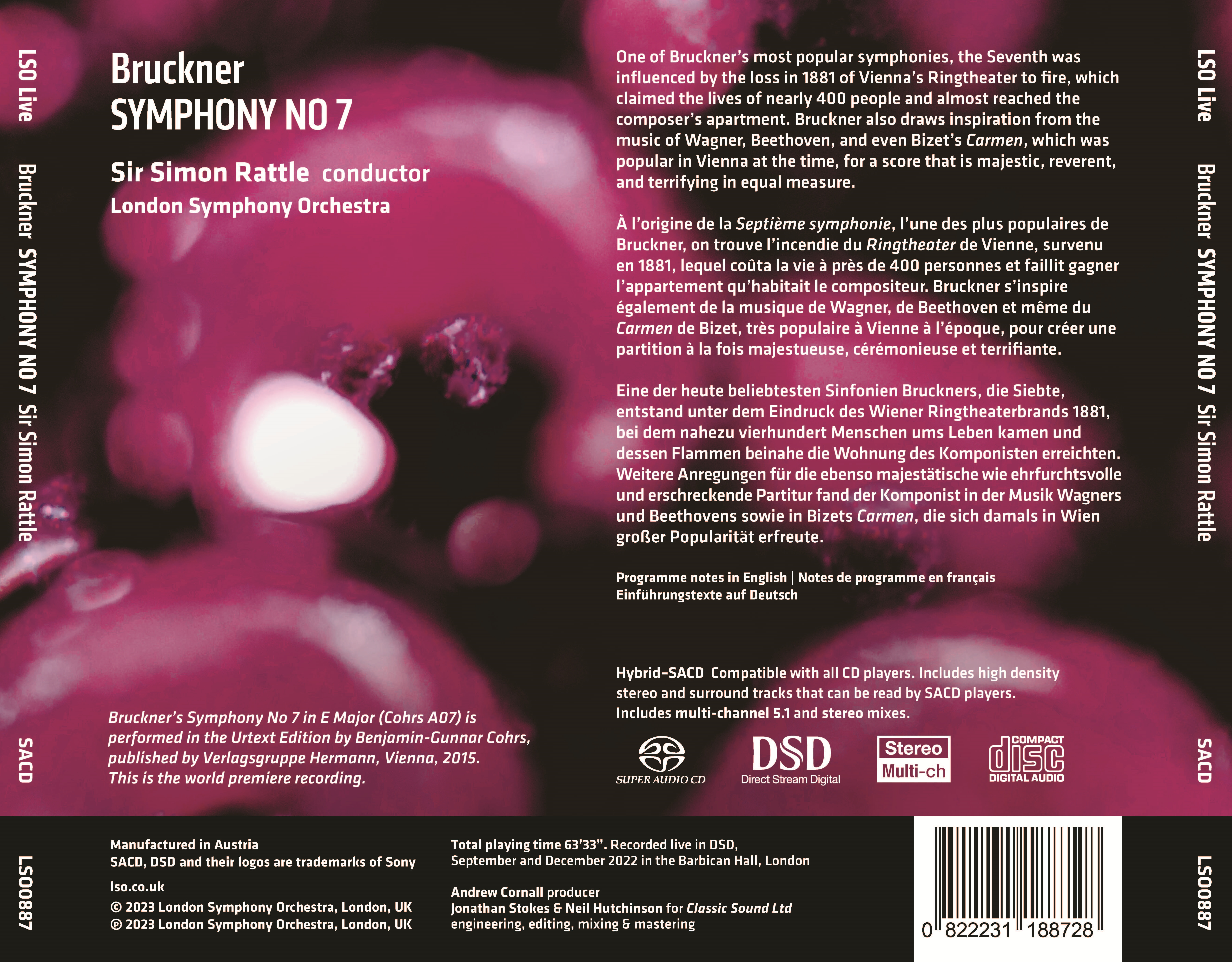 Simon Rattle 브루크너: 7번 교향곡 (Bruckner: Symphony No. 7)