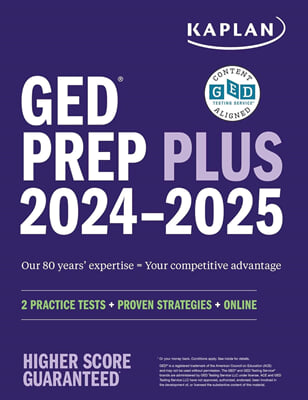 GED Test Prep Plus 2024-2025