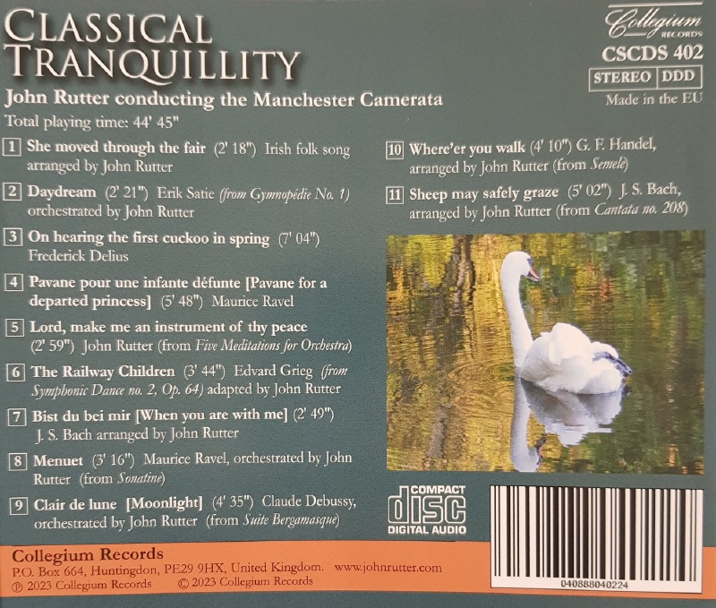 John Rutter 존 루터: 평온한 클래식 [오케스트라 편곡] (John Lutter: Classical Tranquillity)