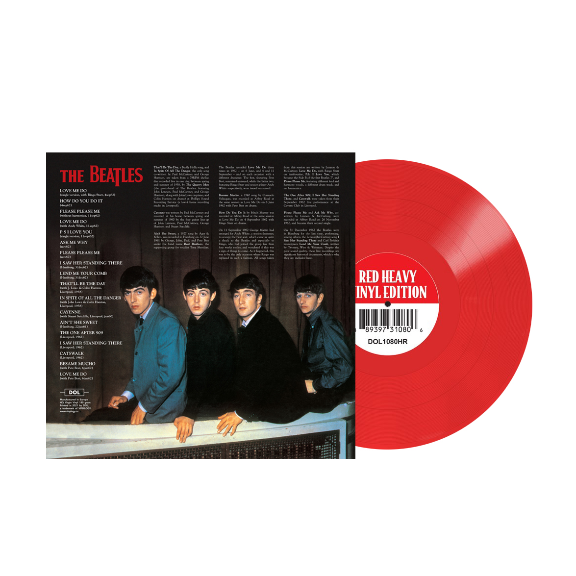 The Beatles (비틀즈) - The Beatles 1958 - 1962 [레드 컬러 LP] 