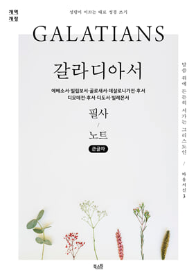 갈라디아서, 에베소서, 빌립보서, 골로새서,  데살로니가전&#183;후서, 디모데전&#183;후서, 디도서, 빌레몬서 필사 노트 (큰글자)