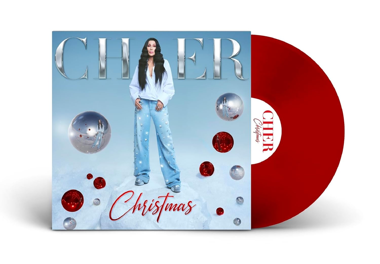 Cher (셰어) - Christmas [루비 레드 컬러 LP]
