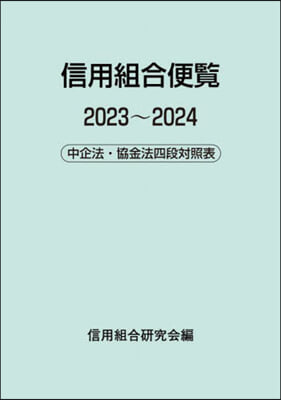 ’23－24 信用組合便覽