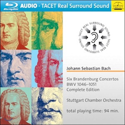 Stuttgarter Kammerorchester 바흐: 브란덴부르크 협주곡 (Johann Sebastian Bach: Six Brandenburg Concertos BWV 1046-1051) 블루레이 오디오