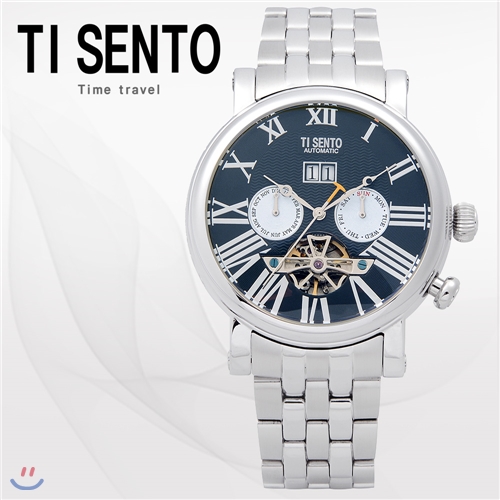 티센토(TI SENTO) 남성손목시계(TS50021BSdate/ 메탈밴드/본사직영/백화점AS가능/오토매틱)