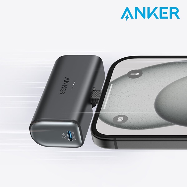 앤커 나노 22.5W 고속 충전 미니 도킹형 보조배터리 5000mAh 갤럭시 아이폰 보조배터리 A1653