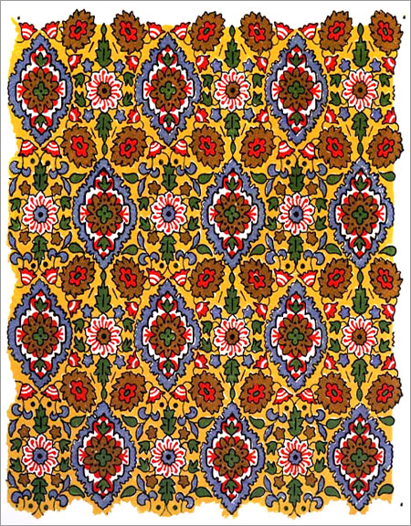 indian textile prints (CD-ROM 포함)