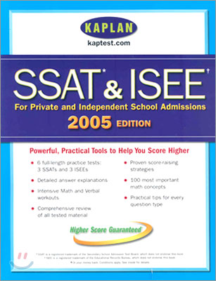Kaplan SSAT & ISEE 2005 Edition (Paperback)