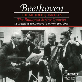 Budapest String Quartet 베토벤: 중기 현악 사중주집 7-11번 - 부다페스트 현악 사중주단 (Beethoven: The Middle Quartet)