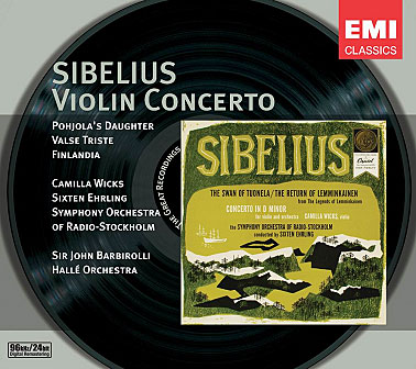 Jean Sibelius - Violin Concerto /Camilla Wicks ,John Barbirolli 시벨리우스 : 바이올린 협주곡 - 카밀라 위크스, 얼링