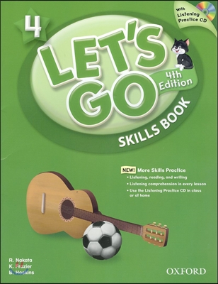 [4판]Let&#39;s Go 4 : Skills Book with CD