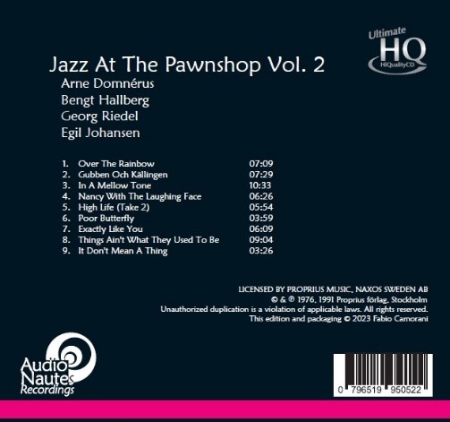 재즈 앳 더 펀샵 2집 (Jazz At The Pawnshop Vol. 2)