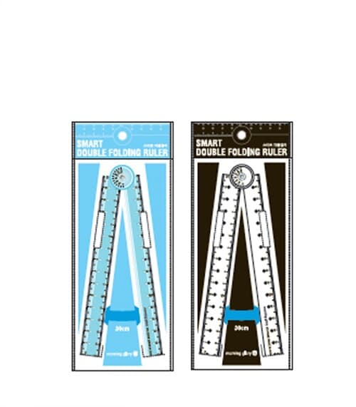 모닝글로리 스마트 더블 겹자 30cm