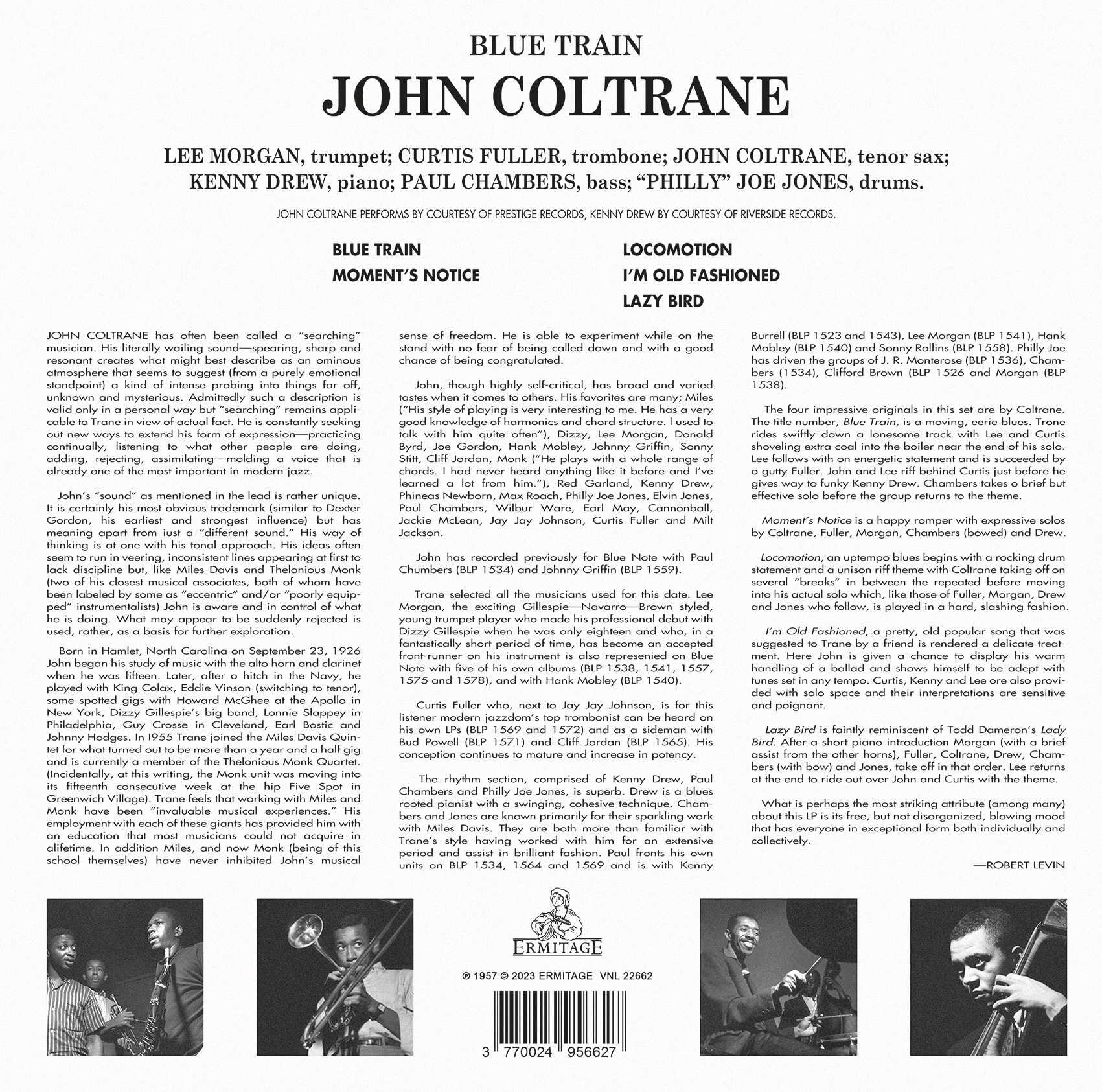 John Coltrane (존 콜트레인) - Blue Train [옐로우 컬러 LP]