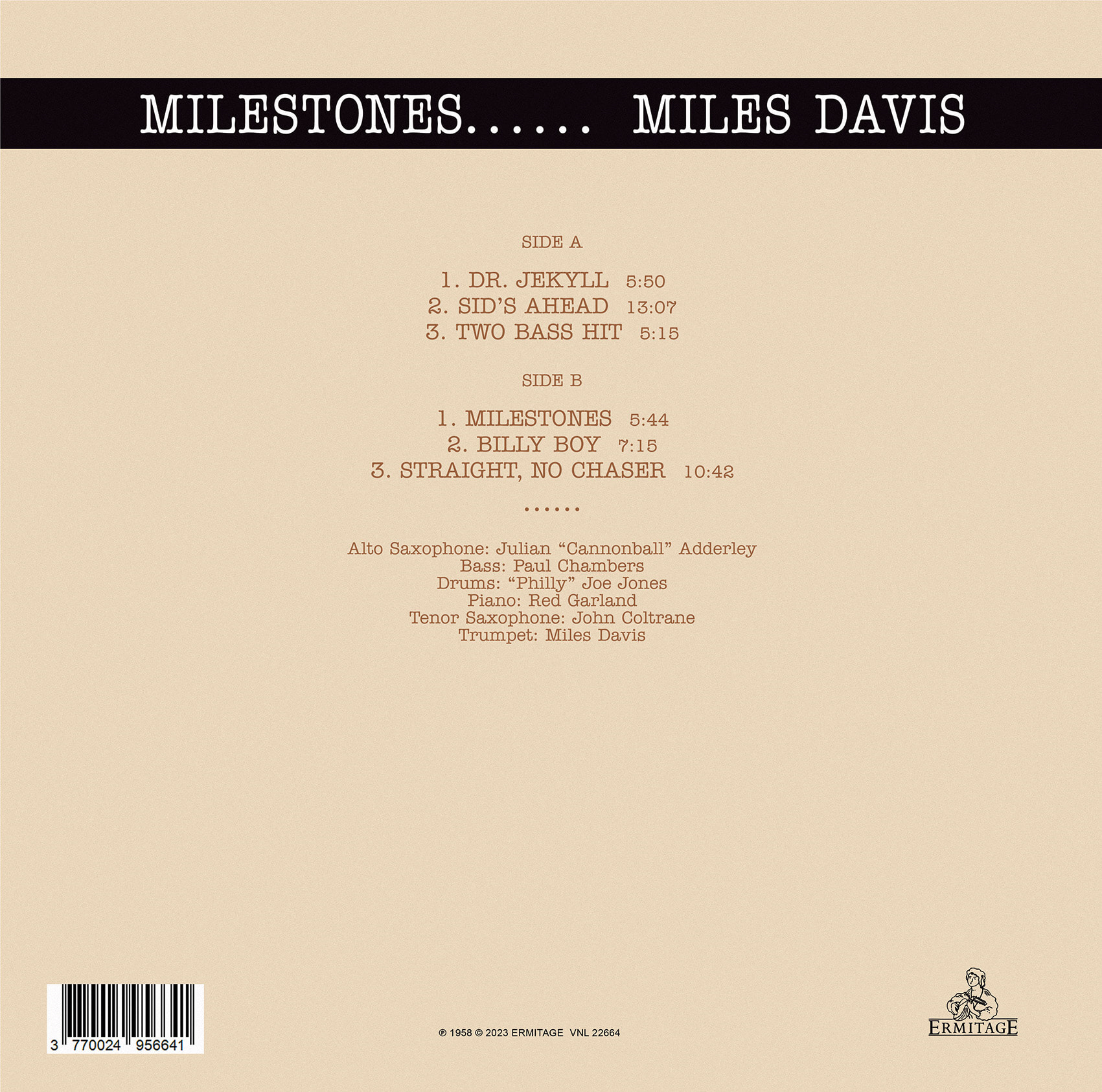 Miles Davis (마일스 데이비스) - Milestones [옐로우 컬러 LP]