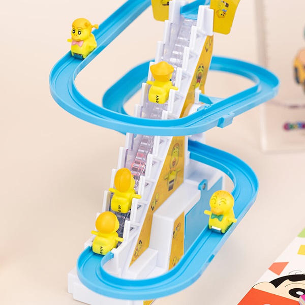 [레토] 짱구 오리 자동 계단 미끄럼틀 장난감 피규어 (CTS-D01)