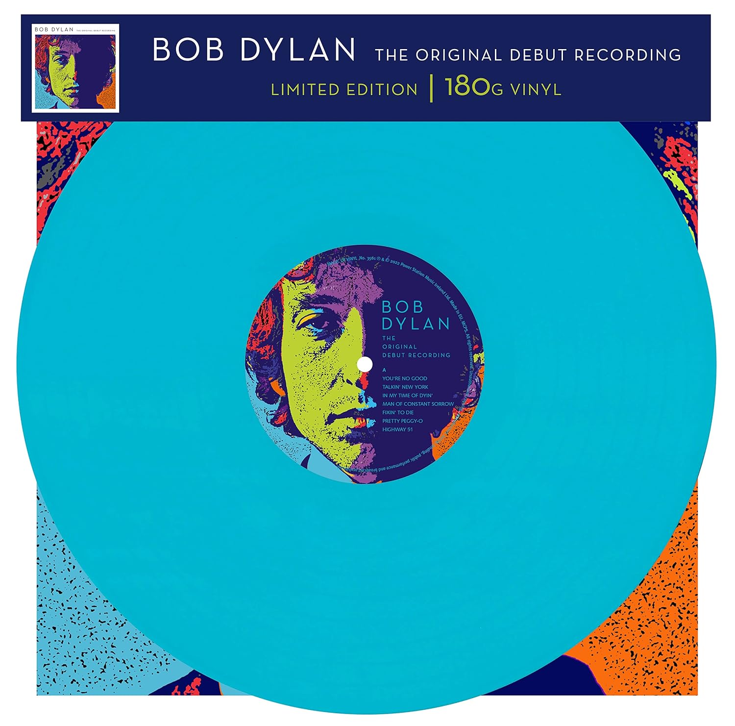 Bob Dylan (밥 딜런) - The Original Debut Recording [라이트 블루 컬러 LP]