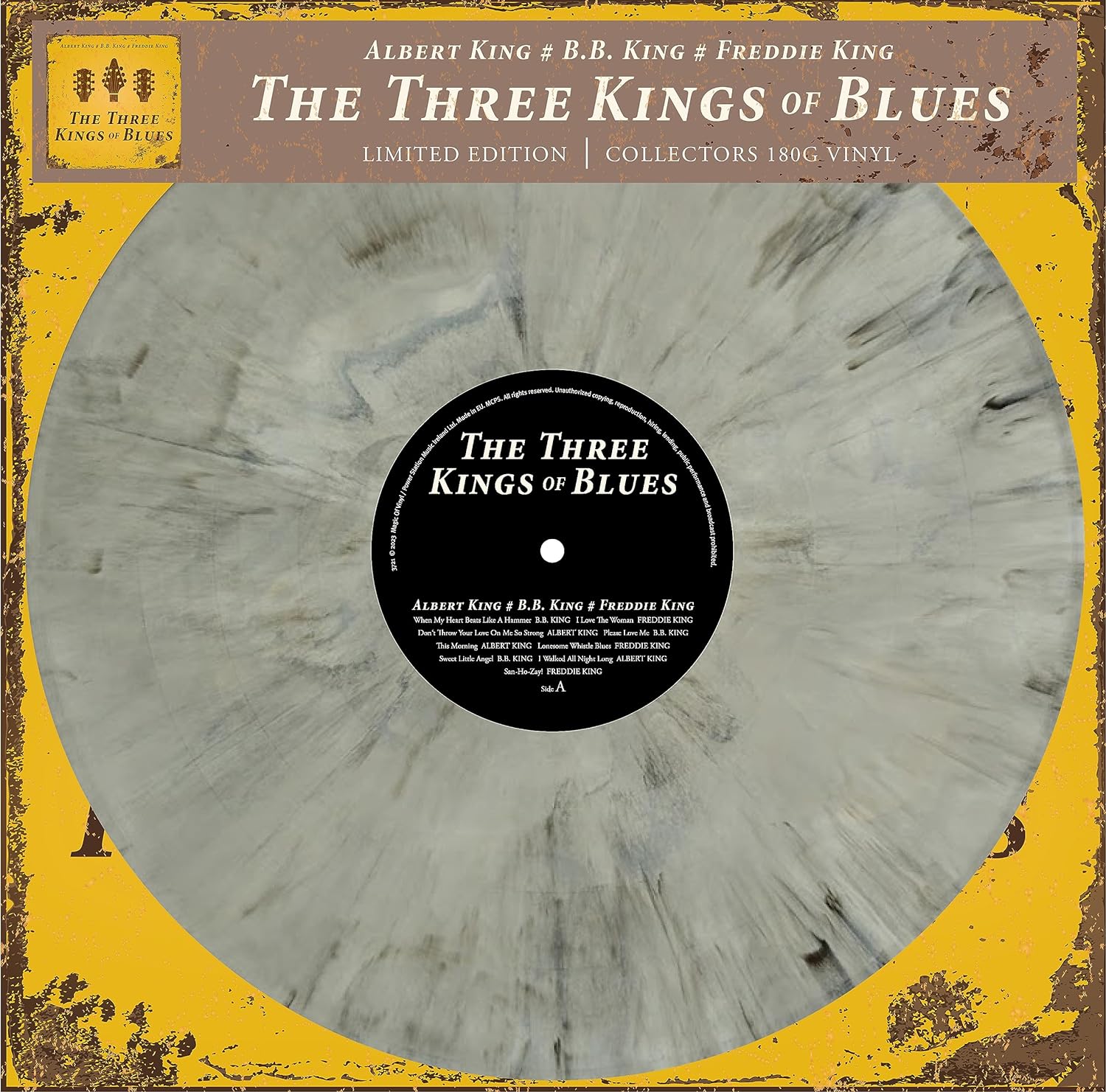 블루스 음악 모음집 (The Three Kings of Blues) [그레이 마블 컬러 LP]
