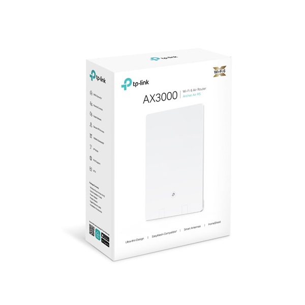 ◆TP-Link 공식총판◆ 티피링크 Archer Air R5 [Wi-Fi 6 유무선공유기_AX3000_듀얼밴드_기가비트_MU-MIMO_빔포밍_스마트안테나내장]