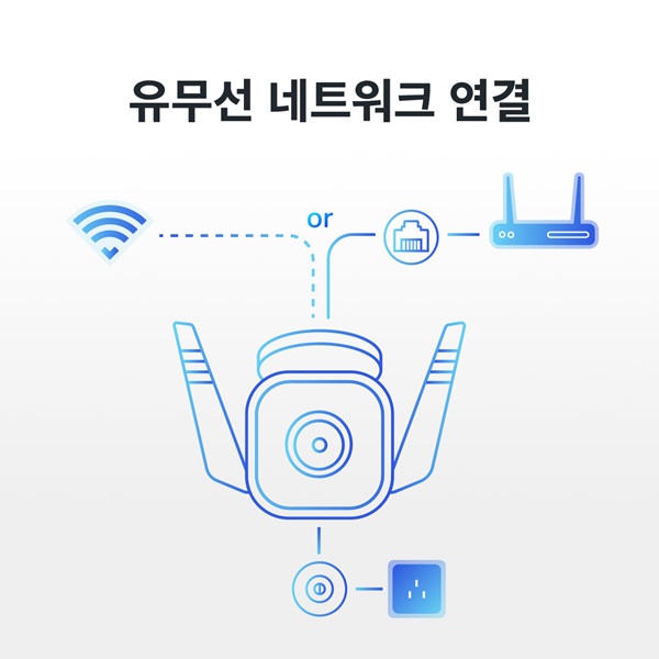 ◆TP-Link 공식총판◆ 티피링크 TC65 [실내_실외용 스마트 홈 Wi-Fi CCTV 카메라_300만 화소_나이트비전_IP66방수방진_최대512MB MicroSD카드지원]