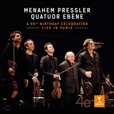 Menahem Pressler / Quatuor Ebene 드보르작, 슈베르트: 피아노 오중주 (90th Anniversary Concert - Live in Paris)