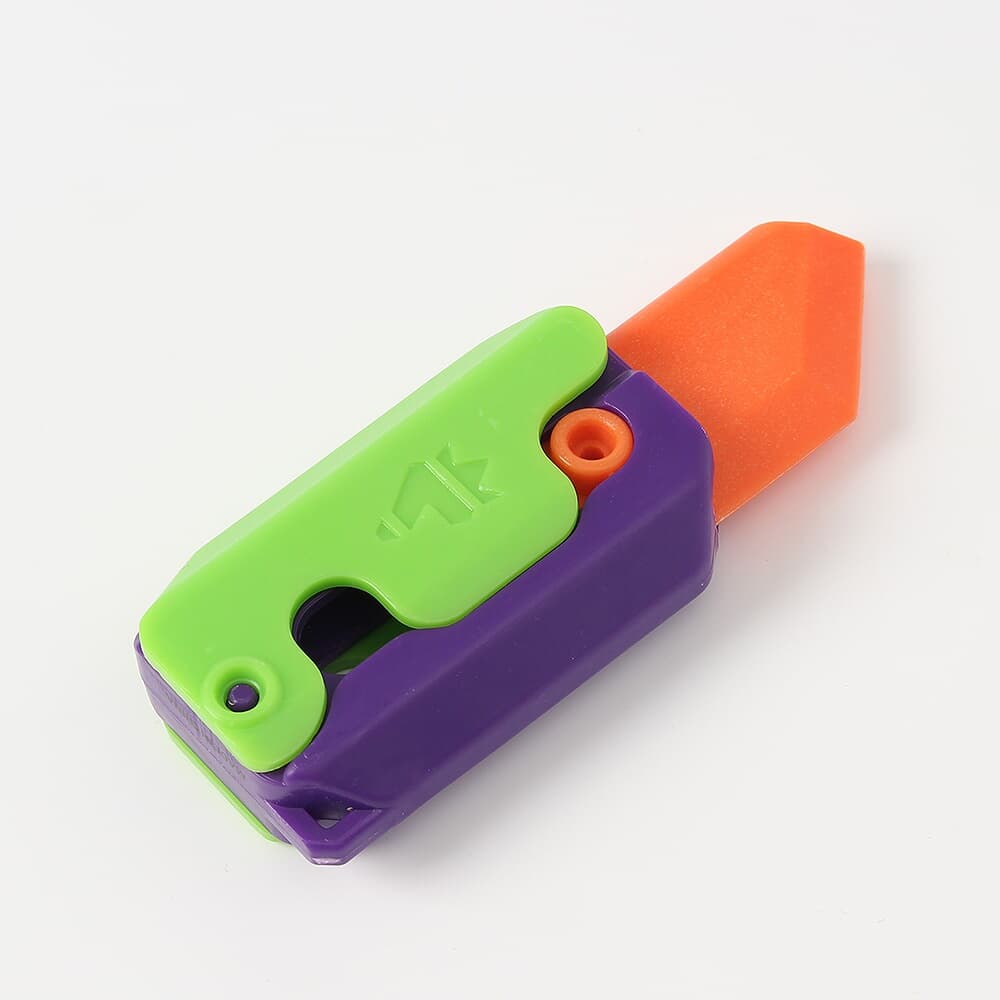 조이월드 3D 토이나이프(퍼플+그린) 피젯 당근칼