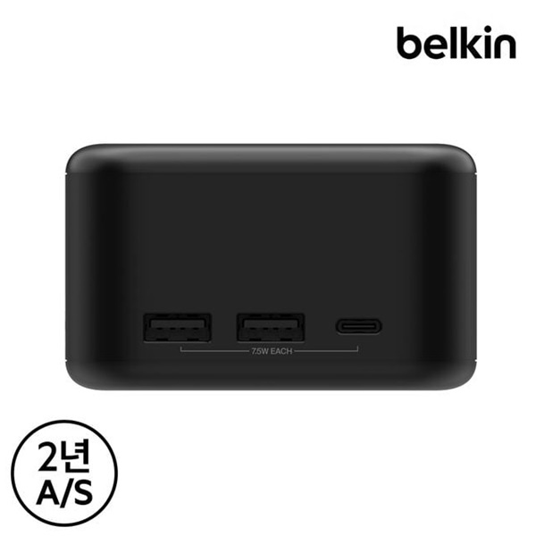 벨킨 6in1 코어 GaN 독 130W C타입 멀티허브 도킹스테이션 4K 기가비트 이더넷 INC018