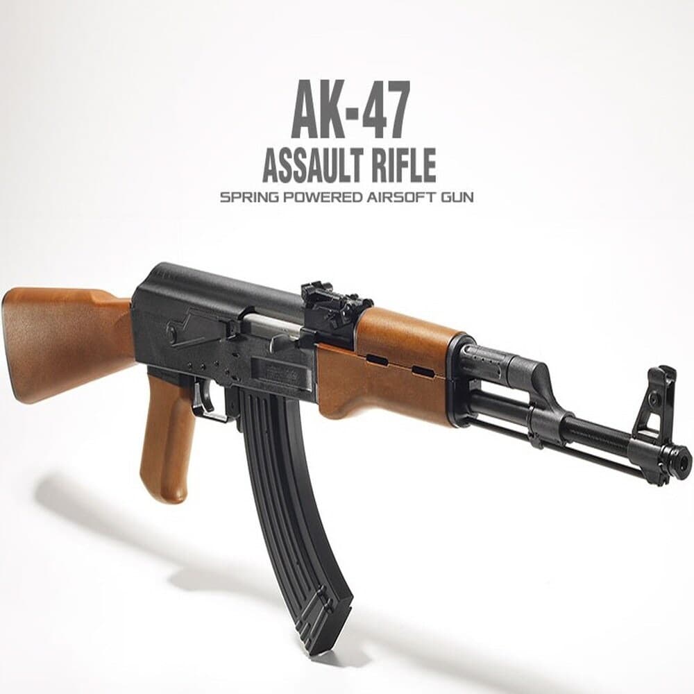 프로 에어소프트건 AK-47 돌격 소총 스나이퍼 라이플