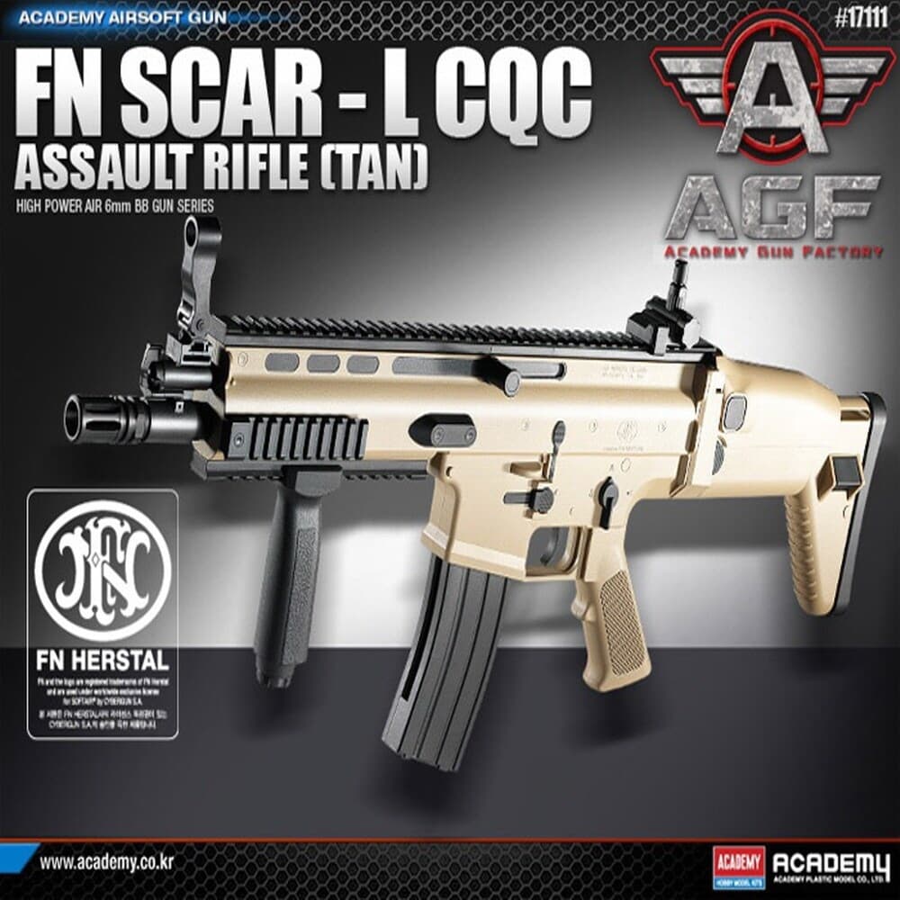 프로 에어소프트건 FN-SCAR CQC TAN 돌격 소총 라이플