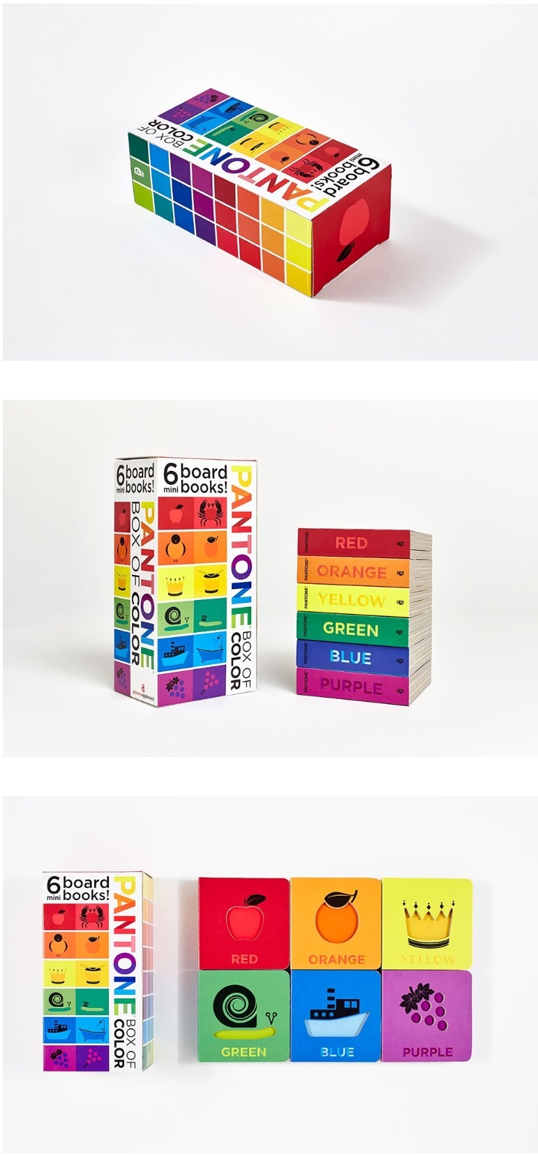 Pantone: Box of Color: 6 Mini Board Books!: 6 Mini Board Books ...