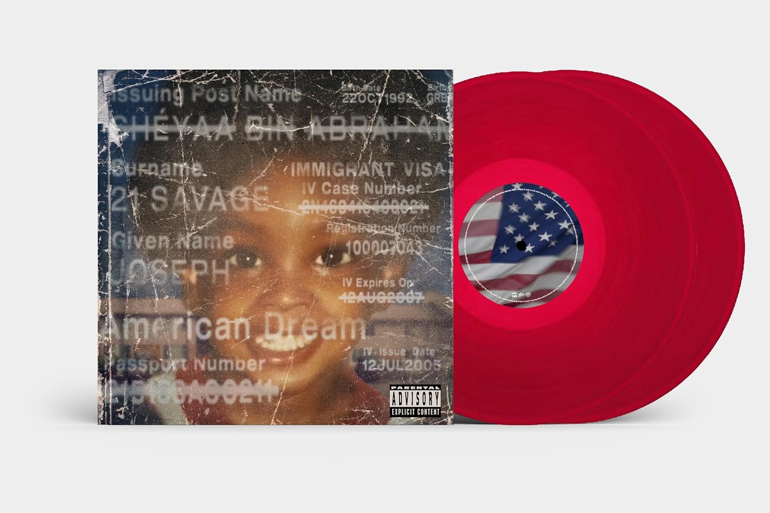 21 Savage (21 세비지) - American Dream [투명 레드 컬러 2LP]
