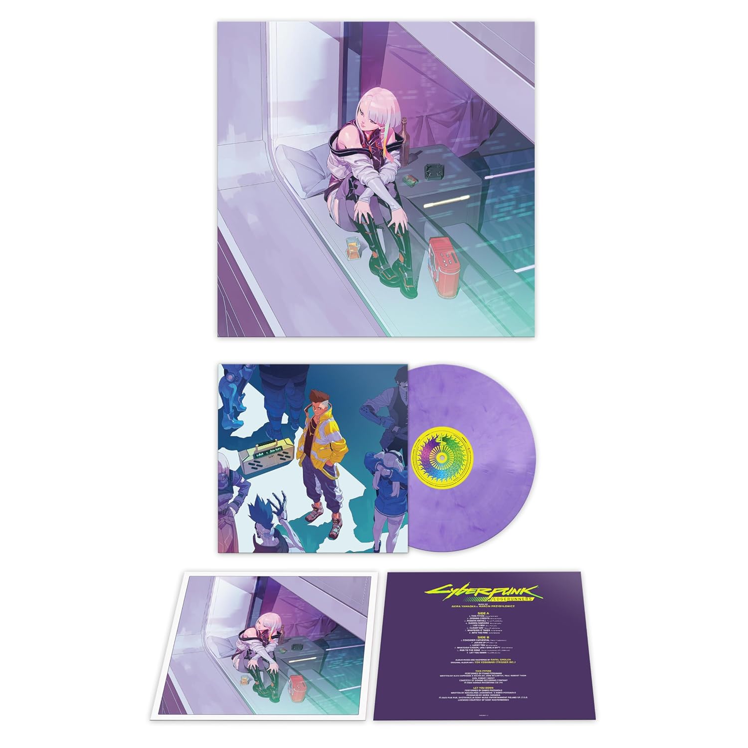 [LP] 사이버펑크: 엣지러너 애니메이션 음악 (Cyberpunk: Edgerunners OST) [퍼플 컬러 LP] 상세이미지